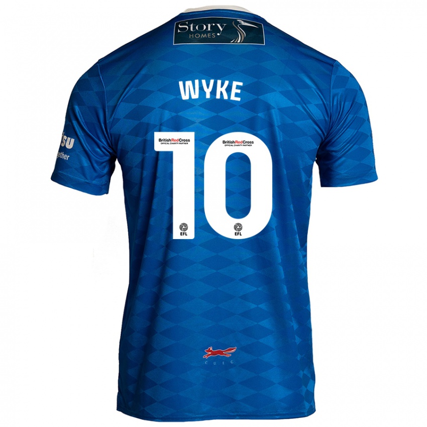 Niño Camiseta Charlie Wyke #10 Azul 1ª Equipación 2024/25 La Camisa Argentina