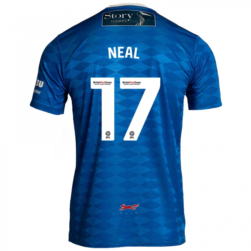 Niño Camiseta Harrison Neal #17 Azul 1ª Equipación 2024/25 La Camisa Argentina