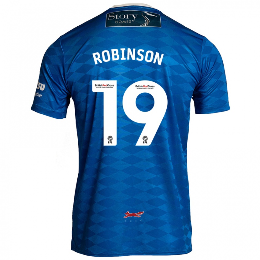 Niño Camiseta Jack Robinson #19 Azul 1ª Equipación 2024/25 La Camisa Argentina