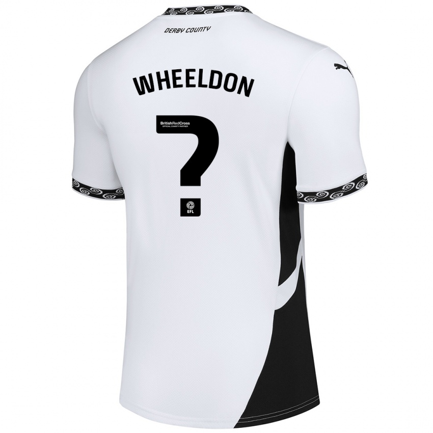 Niño Camiseta Lennon Wheeldon #0 Blanco Negro 1ª Equipación 2024/25 La Camisa Argentina