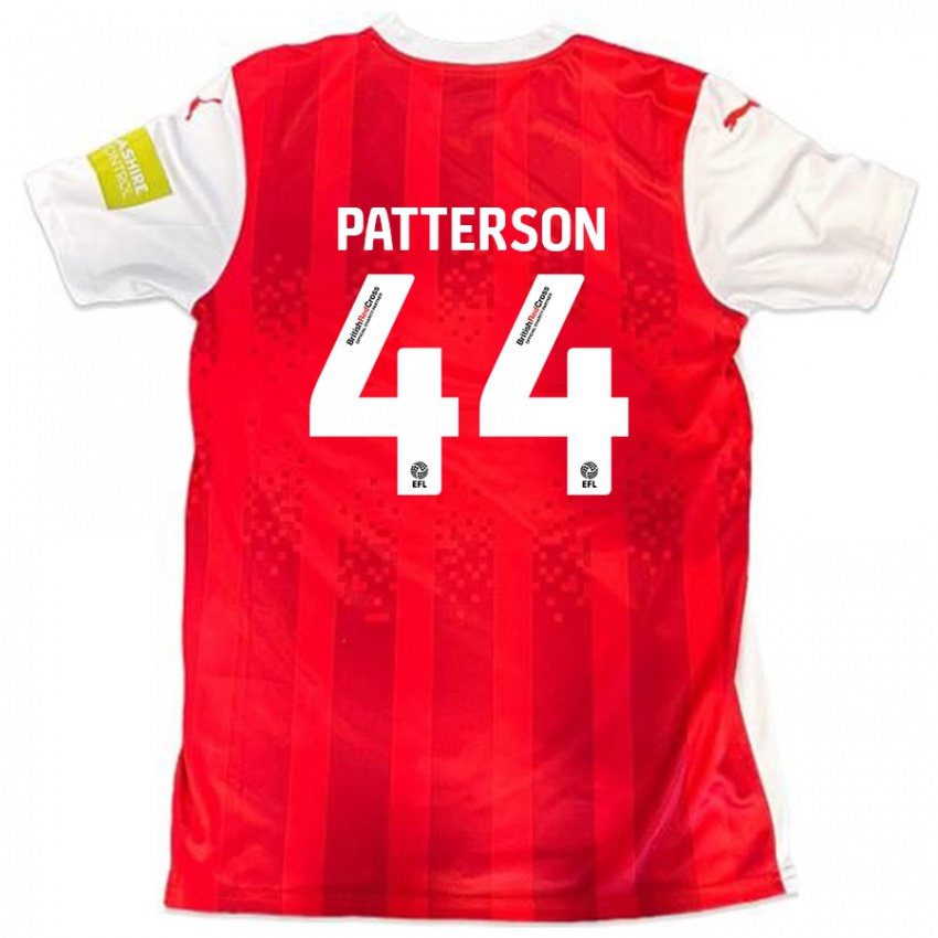 Niño Camiseta Phoenix Patterson #44 Rojo Blanco 1ª Equipación 2024/25 La Camisa Argentina