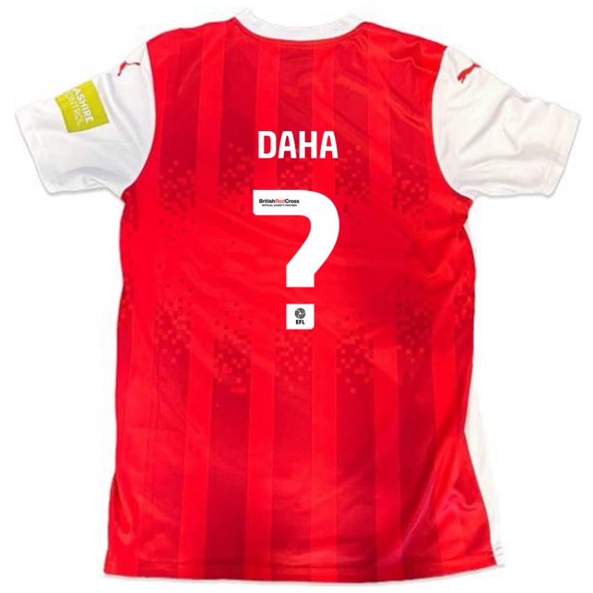 Niño Camiseta Hermann Daha #0 Rojo Blanco 1ª Equipación 2024/25 La Camisa Argentina