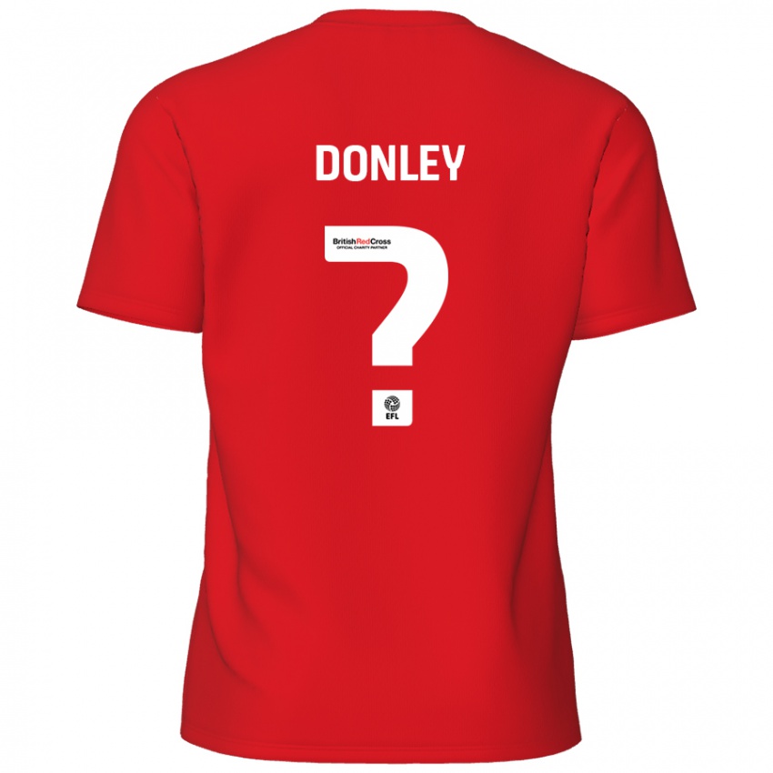 Niño Camiseta Jamie Donley #0 Rojo 1ª Equipación 2024/25 La Camisa Argentina