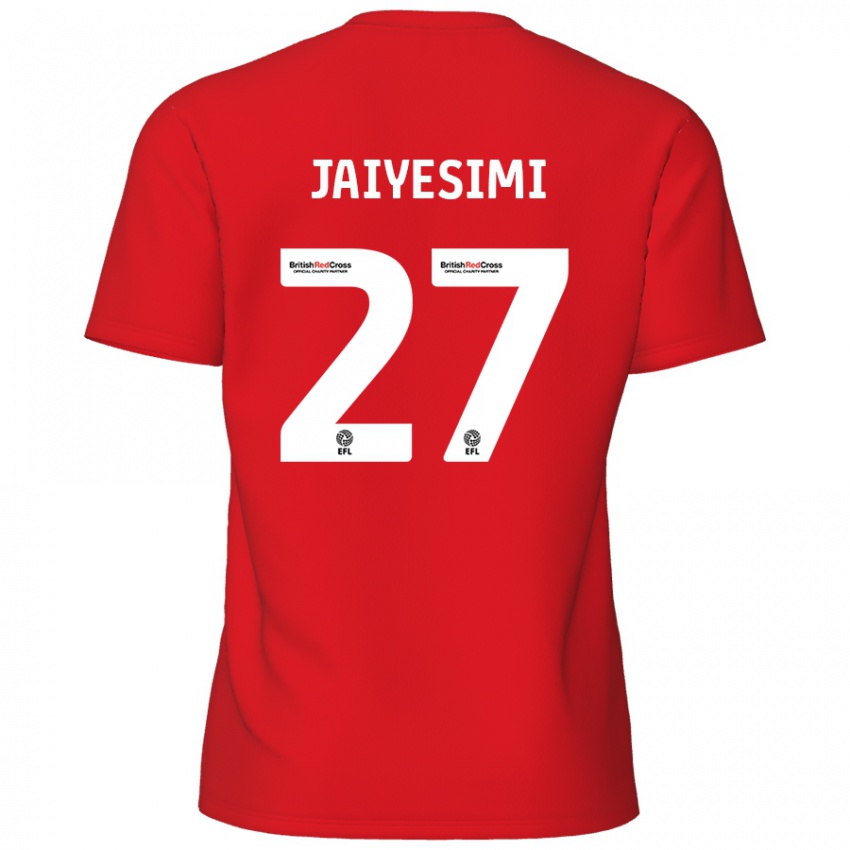 Niño Camiseta Diallang Jaiyesimi #27 Rojo 1ª Equipación 2024/25 La Camisa Argentina