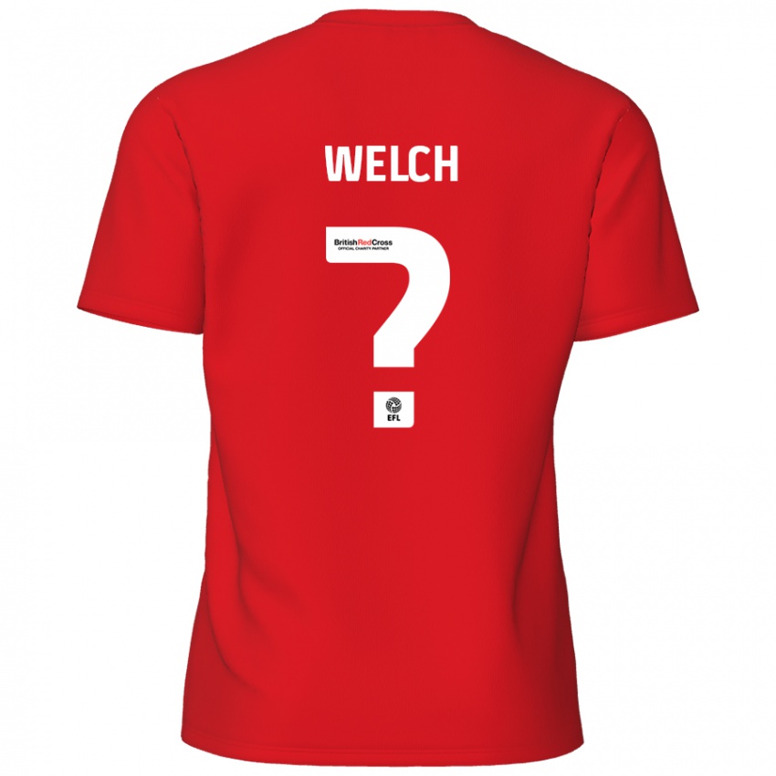 Niño Camiseta Makai Welch #0 Rojo 1ª Equipación 2024/25 La Camisa Argentina