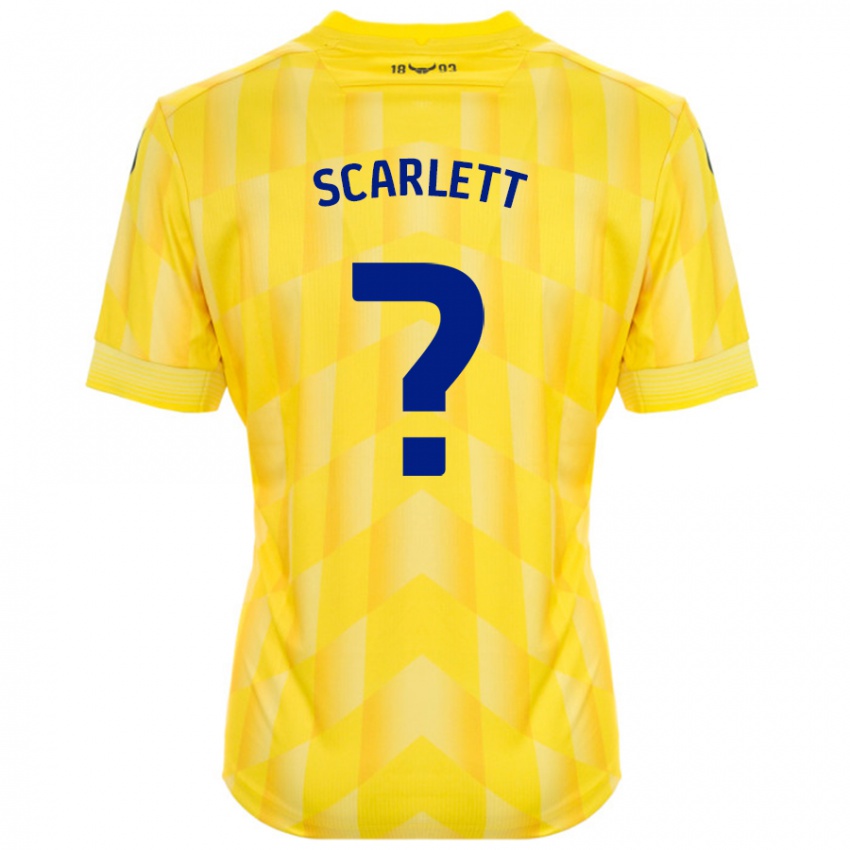 Niño Camiseta Dane Scarlett #0 Amarillo 1ª Equipación 2024/25 La Camisa Argentina