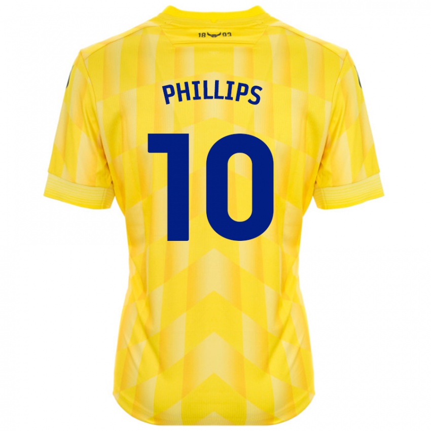 Niño Camiseta Matt Phillips #10 Amarillo 1ª Equipación 2024/25 La Camisa Argentina