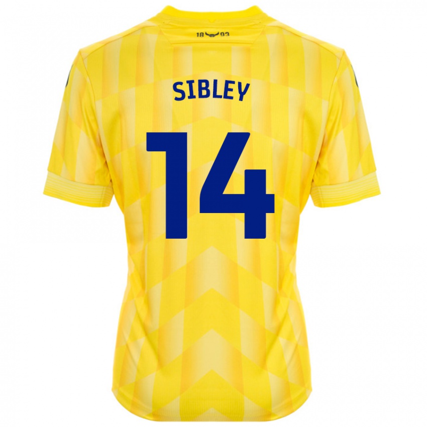 Niño Camiseta Louie Sibley #14 Amarillo 1ª Equipación 2024/25 La Camisa Argentina