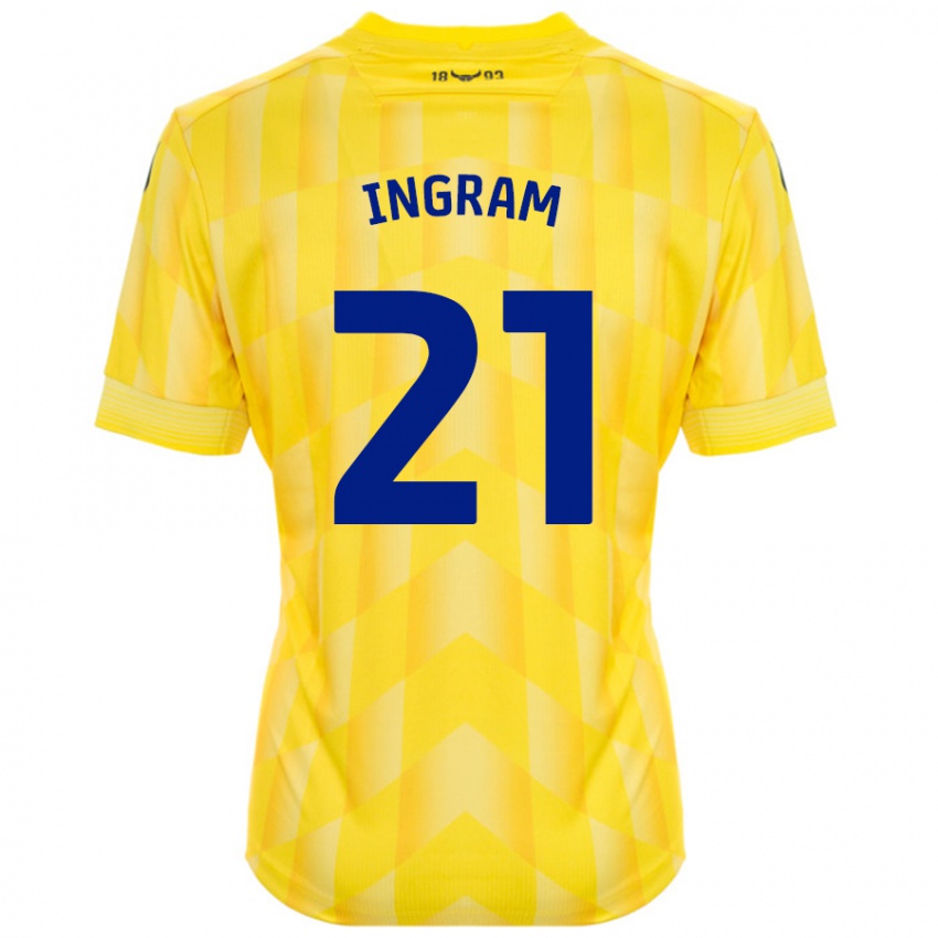 Niño Camiseta Matt Ingram #21 Amarillo 1ª Equipación 2024/25 La Camisa Argentina