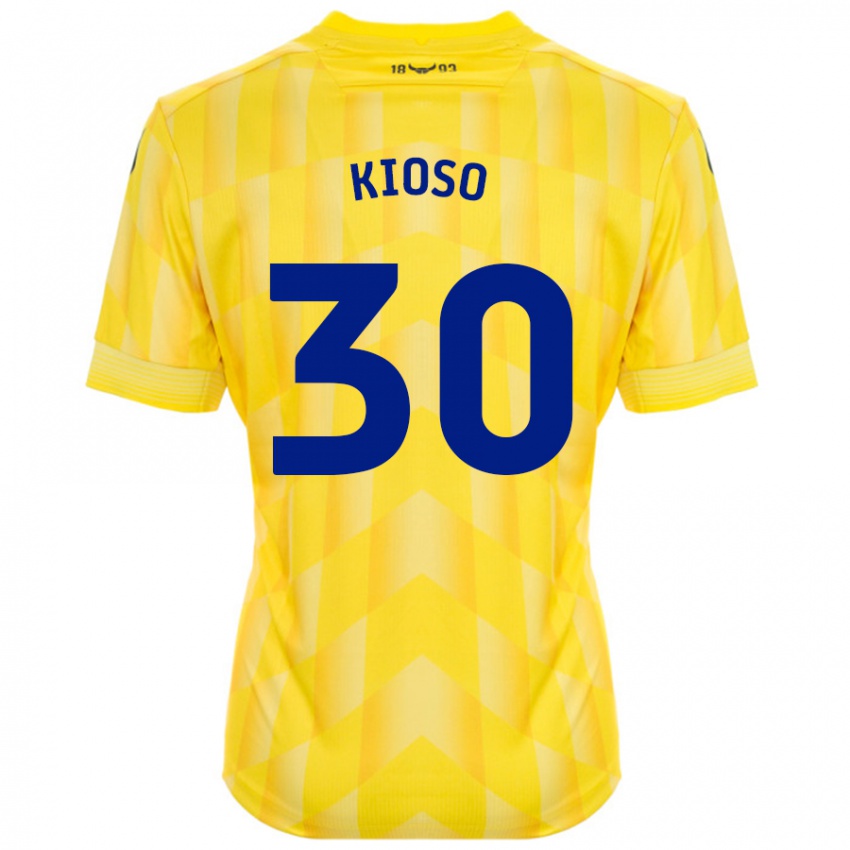 Niño Camiseta Peter Kioso #30 Amarillo 1ª Equipación 2024/25 La Camisa Argentina