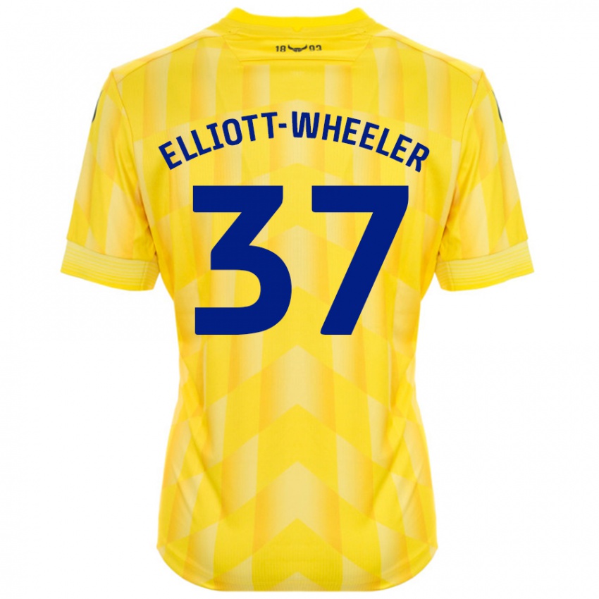 Niño Camiseta Aidan Elliott-Wheeler #37 Amarillo 1ª Equipación 2024/25 La Camisa Argentina