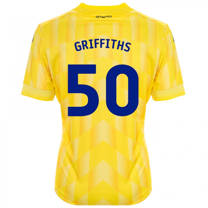 Niño Camiseta Louis Griffiths #50 Amarillo 1ª Equipación 2024/25 La Camisa Argentina