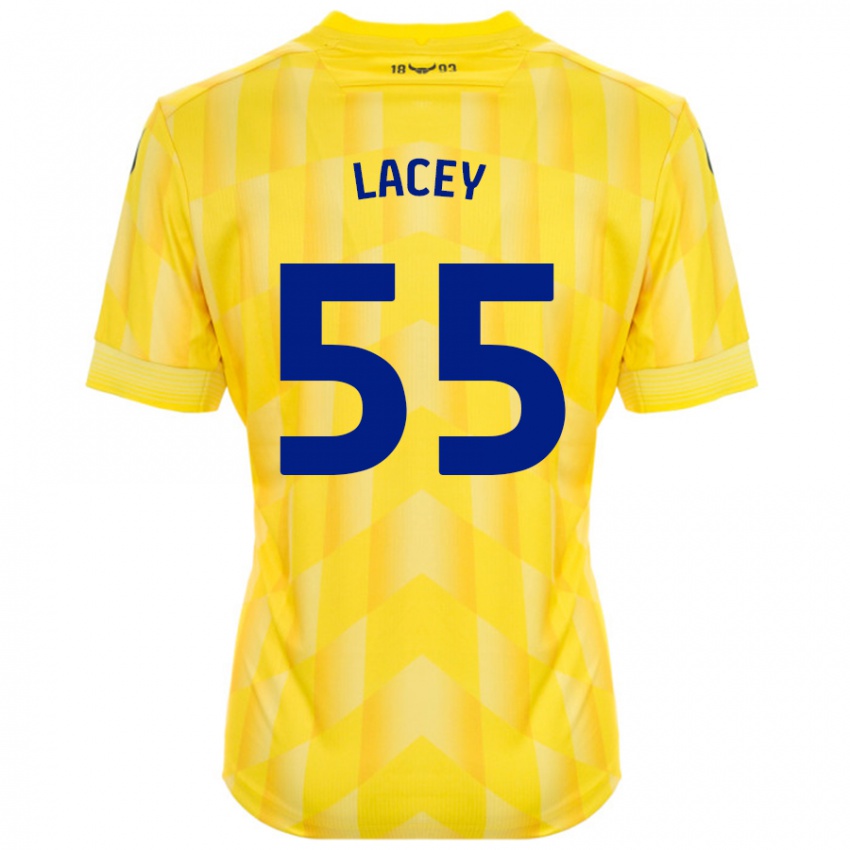 Niño Camiseta Aaron Lacey #55 Amarillo 1ª Equipación 2024/25 La Camisa Argentina