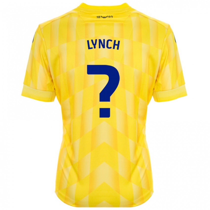 Niño Camiseta Bobby Lynch #0 Amarillo 1ª Equipación 2024/25 La Camisa Argentina