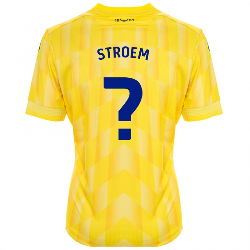 Niño Camiseta Lena Stroem #0 Amarillo 1ª Equipación 2024/25 La Camisa Argentina