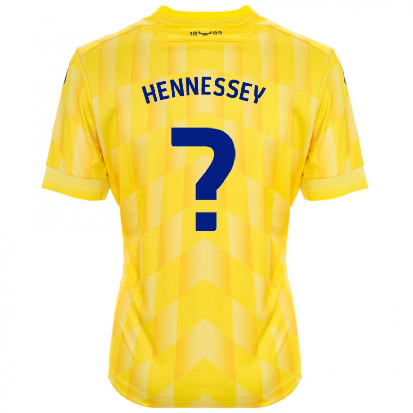 Niño Camiseta Laura Hennessey #0 Amarillo 1ª Equipación 2024/25 La Camisa Argentina