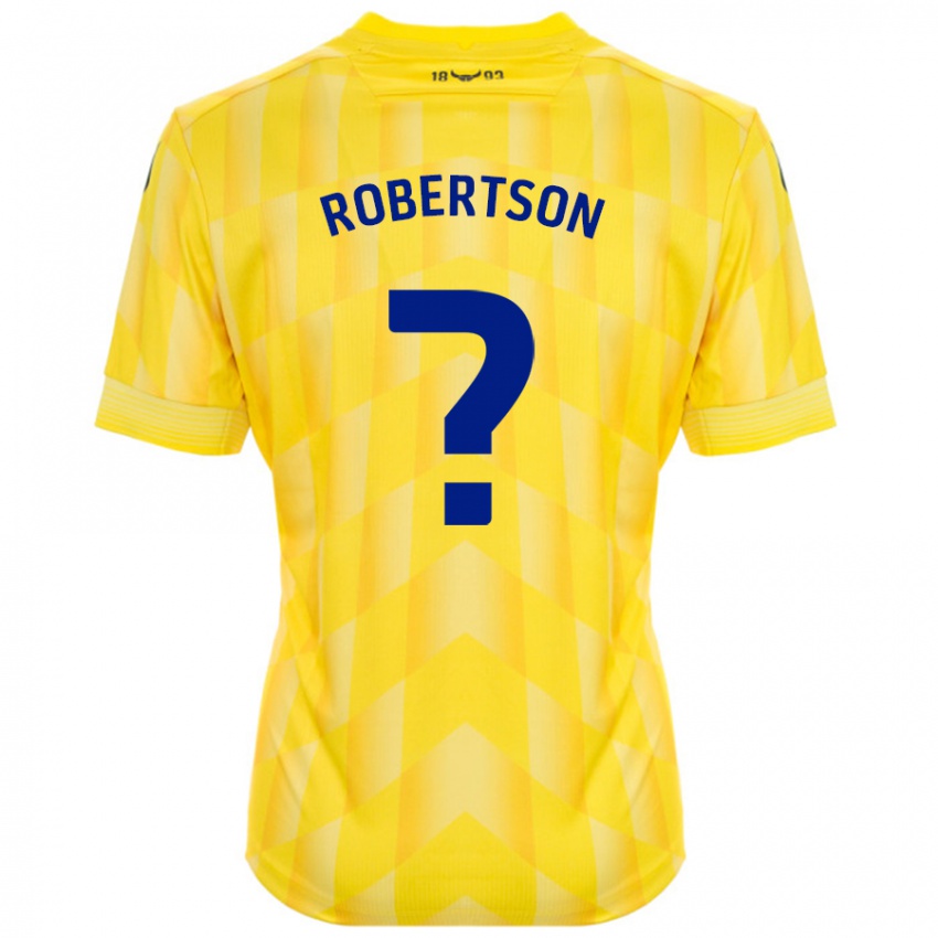 Niño Camiseta Maddie Robertson #0 Amarillo 1ª Equipación 2024/25 La Camisa Argentina