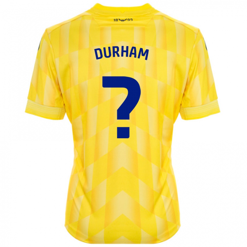 Niño Camiseta Lucy Durham #0 Amarillo 1ª Equipación 2024/25 La Camisa Argentina