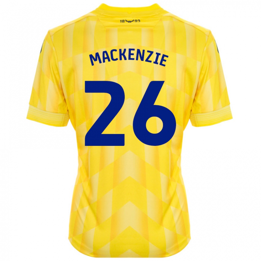 Niño Camiseta Hannah Mackenzie #26 Amarillo 1ª Equipación 2024/25 La Camisa Argentina