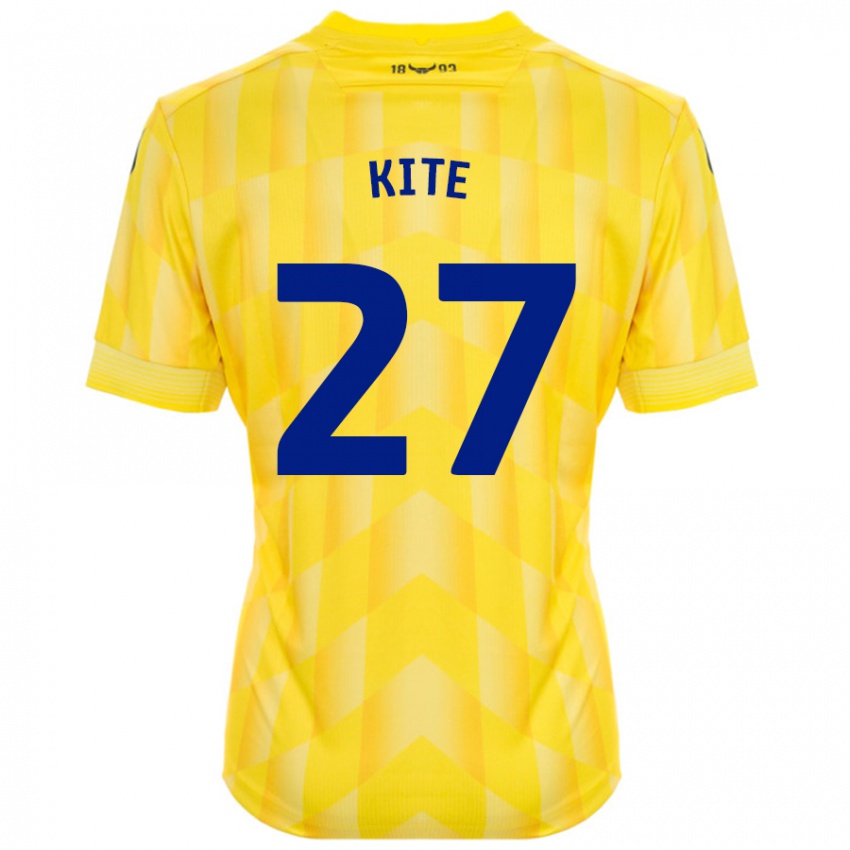 Niño Camiseta Rose Kite #27 Amarillo 1ª Equipación 2024/25 La Camisa Argentina