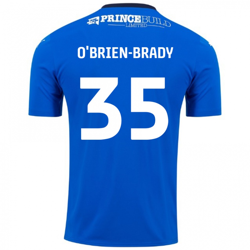 Niño Camiseta Donay O'brien-Brady #35 Azul Blanco 1ª Equipación 2024/25 La Camisa Argentina