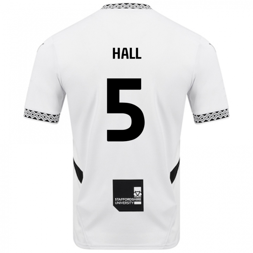 Niño Camiseta Connor Hall #5 Blanco 1ª Equipación 2024/25 La Camisa Argentina