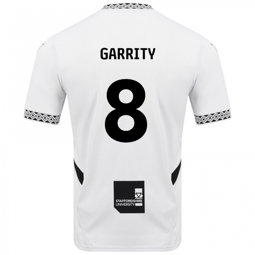 Niño Camiseta Ben Garrity #8 Blanco 1ª Equipación 2024/25 La Camisa Argentina