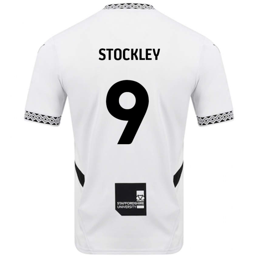 Niño Camiseta Jayden Stockley #9 Blanco 1ª Equipación 2024/25 La Camisa Argentina