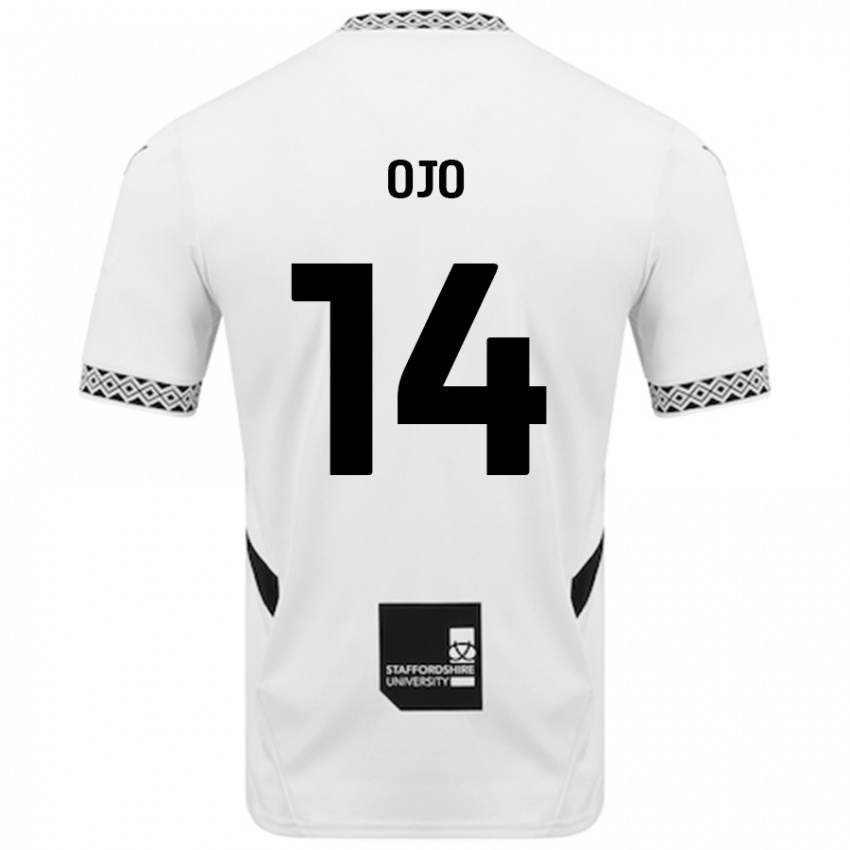 Niño Camiseta Funso Ojo #14 Blanco 1ª Equipación 2024/25 La Camisa Argentina