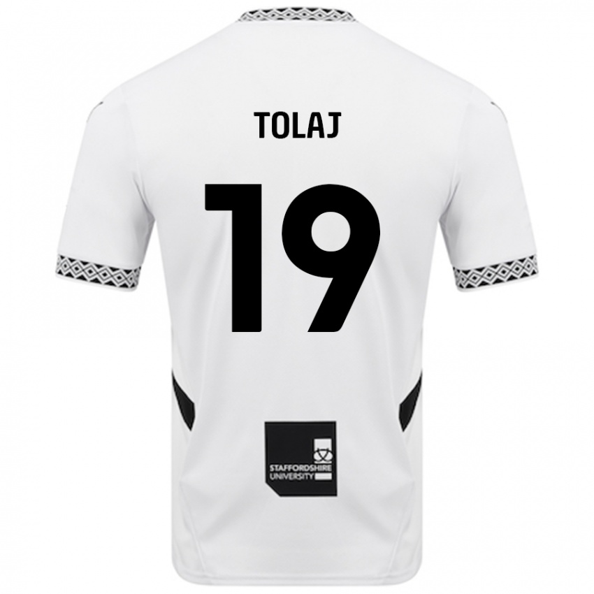 Niño Camiseta Lorent Tolaj #19 Blanco 1ª Equipación 2024/25 La Camisa Argentina