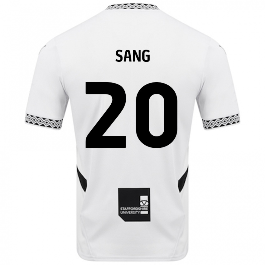 Niño Camiseta Tom Sang #20 Blanco 1ª Equipación 2024/25 La Camisa Argentina