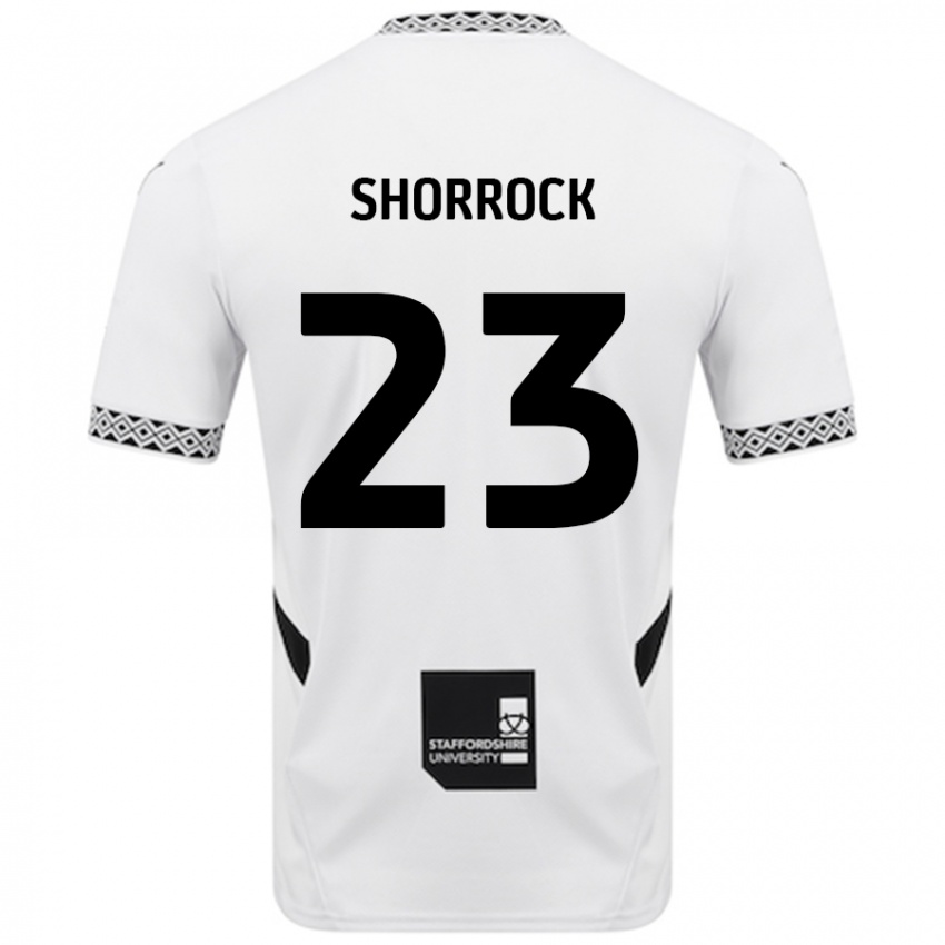 Niño Camiseta Jack Shorrock #23 Blanco 1ª Equipación 2024/25 La Camisa Argentina