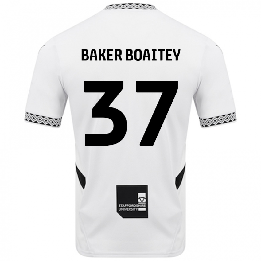 Niño Camiseta Benicio Baker-Boaitey #37 Blanco 1ª Equipación 2024/25 La Camisa Argentina