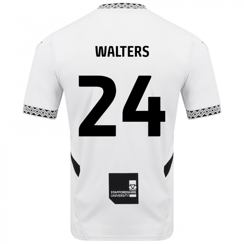 Niño Camiseta Rhys Walters #24 Blanco 1ª Equipación 2024/25 La Camisa Argentina