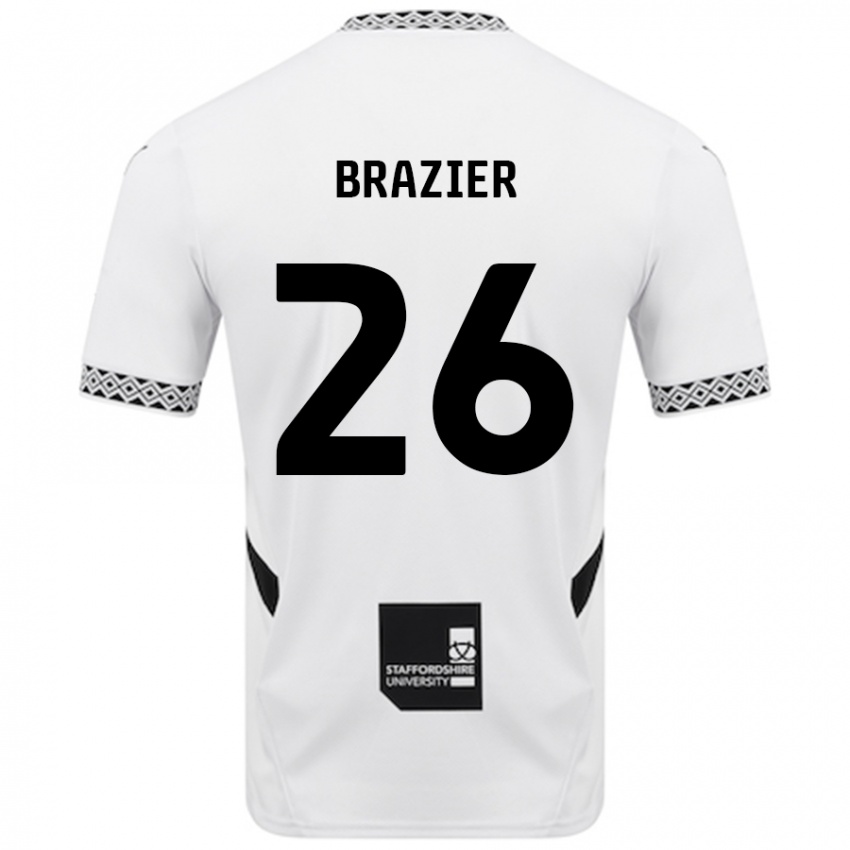 Niño Camiseta Liam Brazier #26 Blanco 1ª Equipación 2024/25 La Camisa Argentina