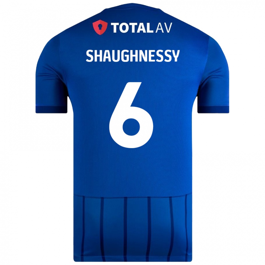 Niño Camiseta Conor Shaughnessy #6 Azul 1ª Equipación 2024/25 La Camisa Argentina