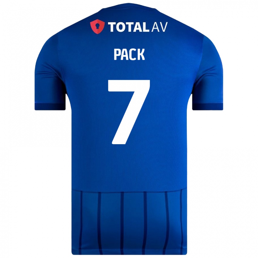 Niño Camiseta Marlon Pack #7 Azul 1ª Equipación 2024/25 La Camisa Argentina