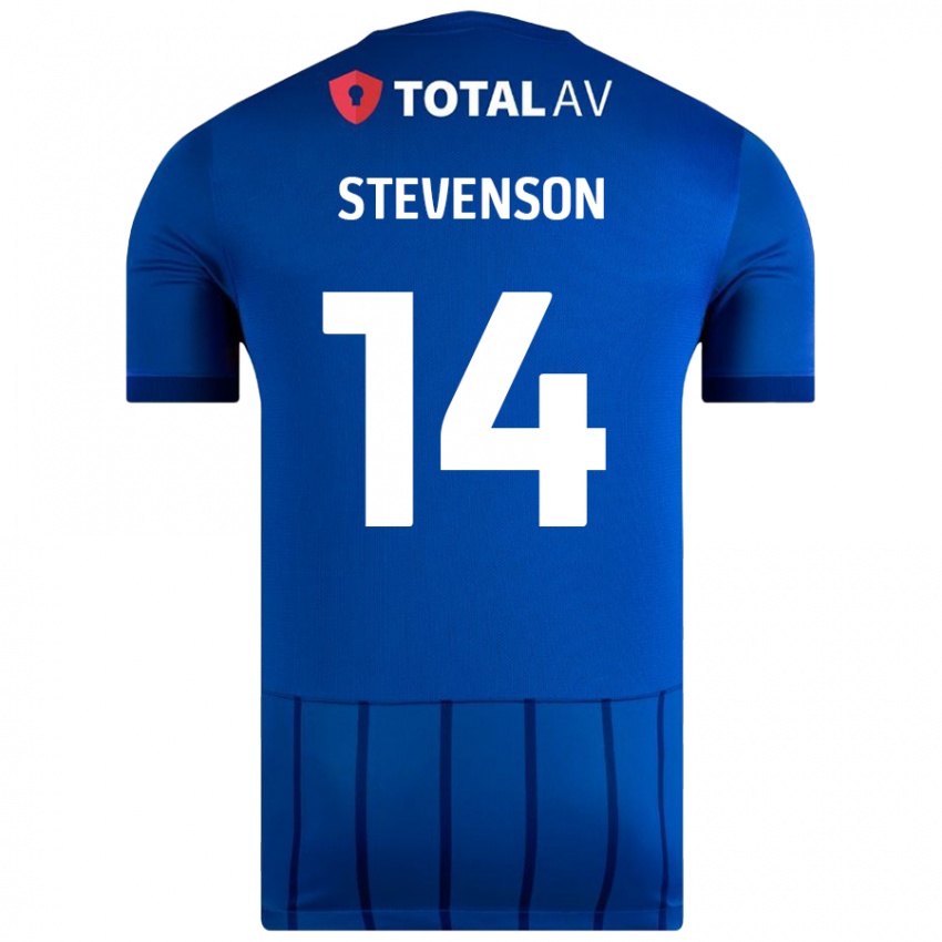 Niño Camiseta Ben Stevenson #14 Azul 1ª Equipación 2024/25 La Camisa Argentina