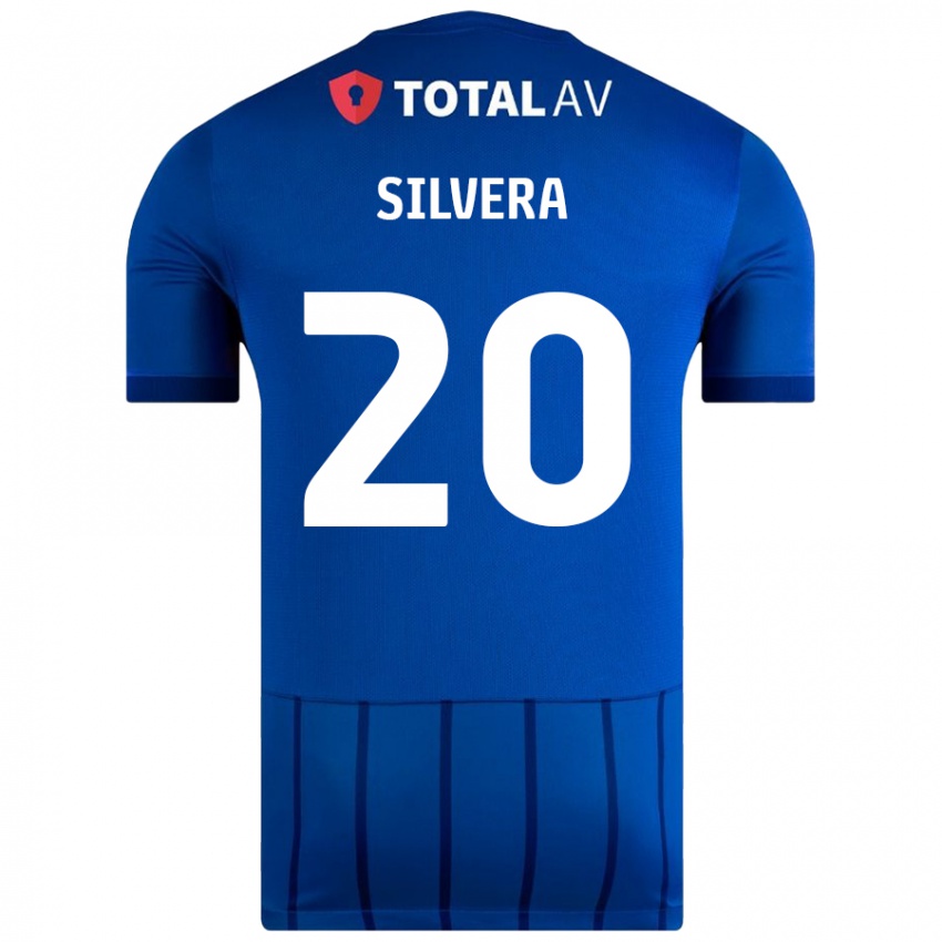 Niño Camiseta Sam Silvera #20 Azul 1ª Equipación 2024/25 La Camisa Argentina