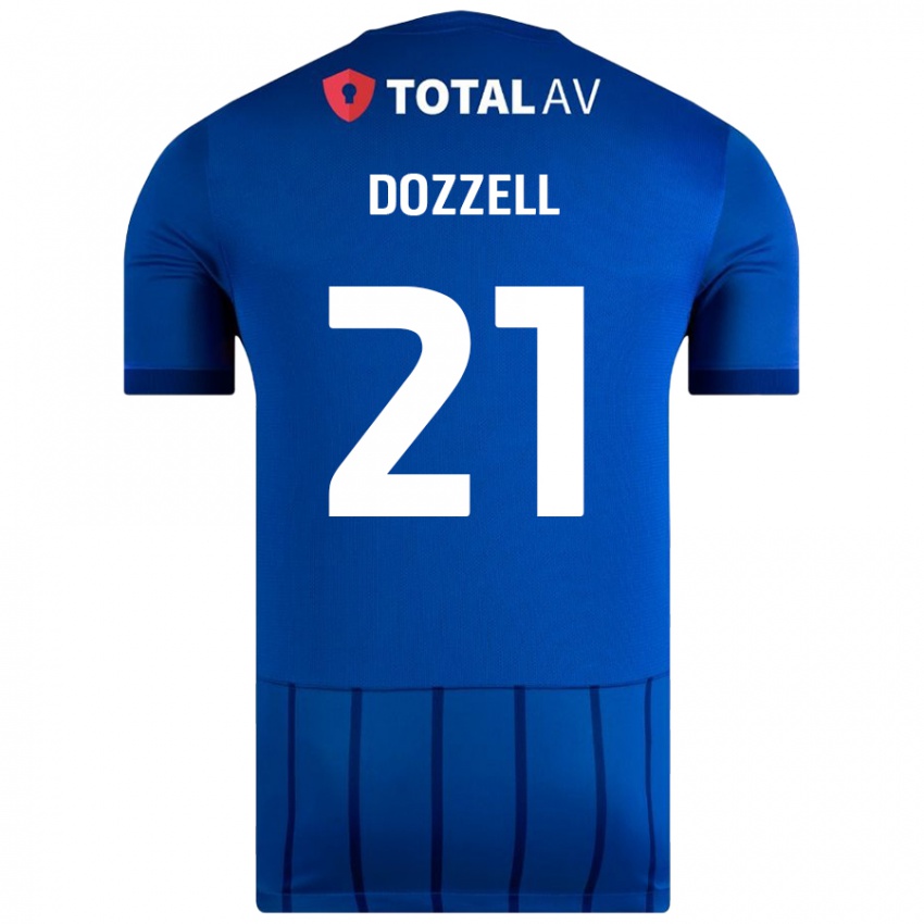 Niño Camiseta Andre Dozzell #21 Azul 1ª Equipación 2024/25 La Camisa Argentina