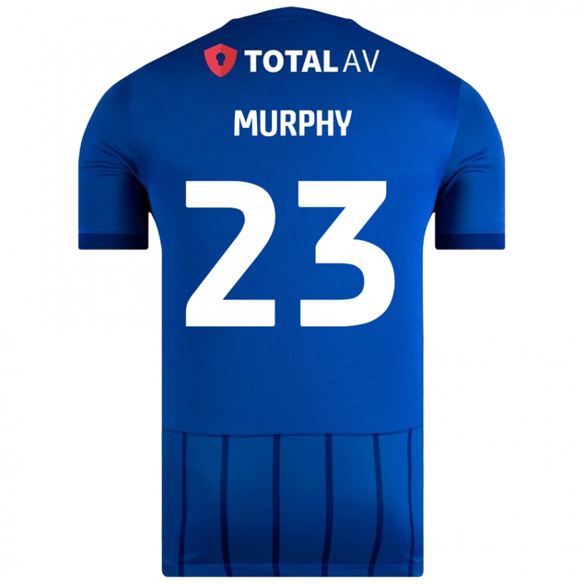 Niño Camiseta Josh Murphy #23 Azul 1ª Equipación 2024/25 La Camisa Argentina