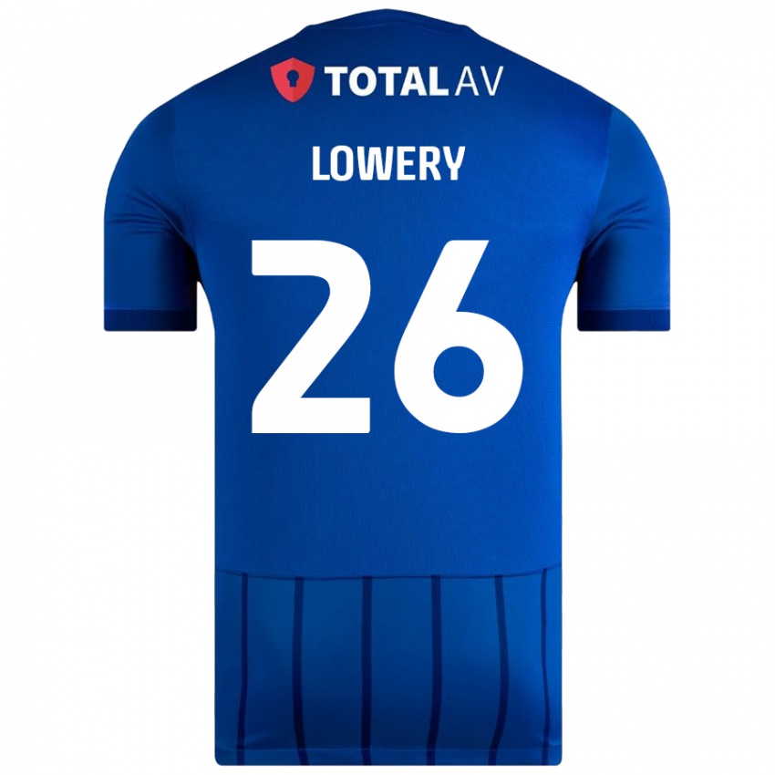 Niño Camiseta Tom Lowery #26 Azul 1ª Equipación 2024/25 La Camisa Argentina