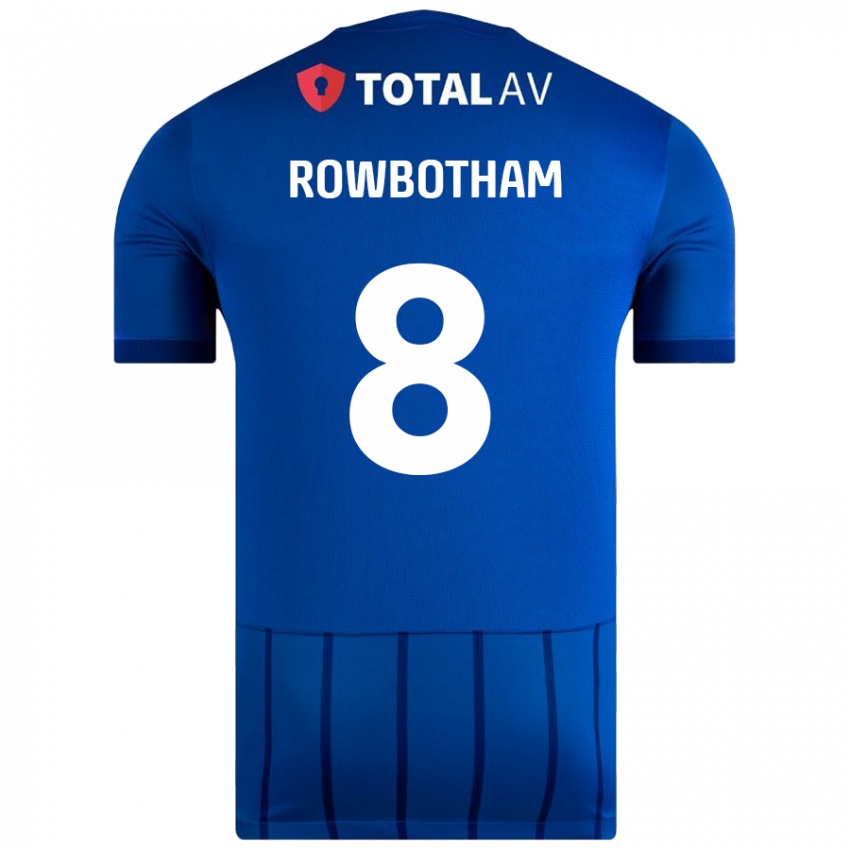 Niño Camiseta Ava Rowbotham #8 Azul 1ª Equipación 2024/25 La Camisa Argentina