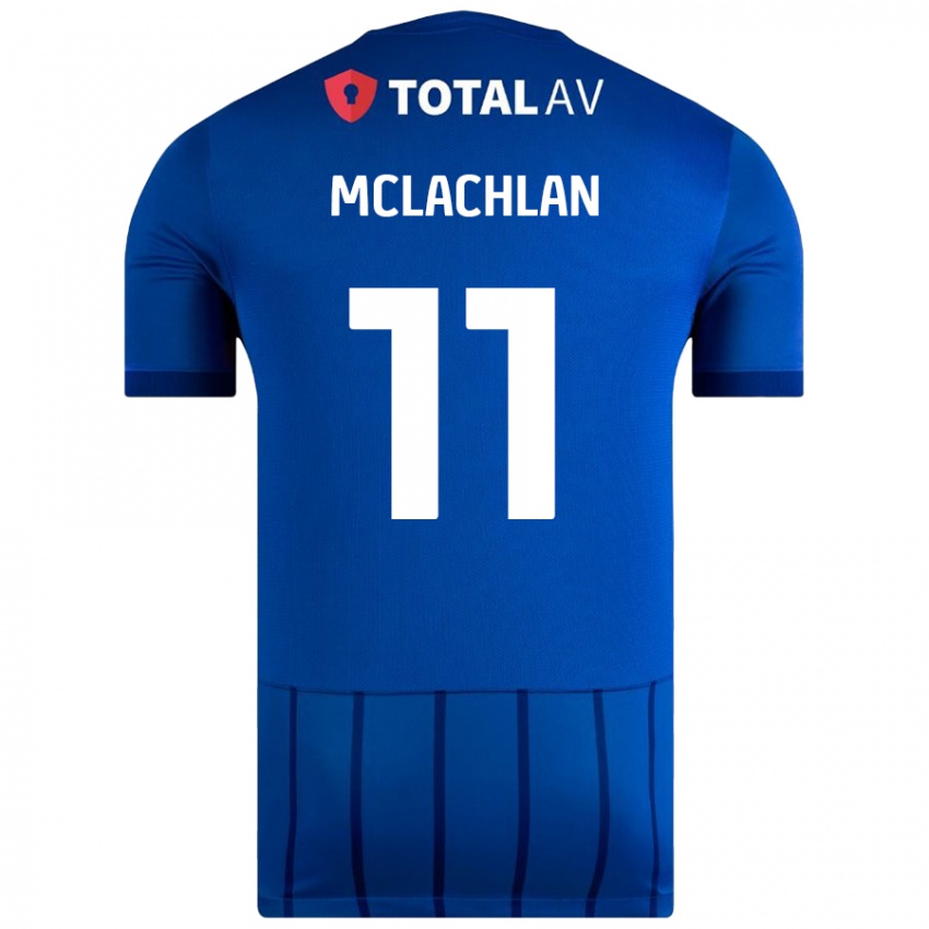 Niño Camiseta Daisy Mclachlan #11 Azul 1ª Equipación 2024/25 La Camisa Argentina