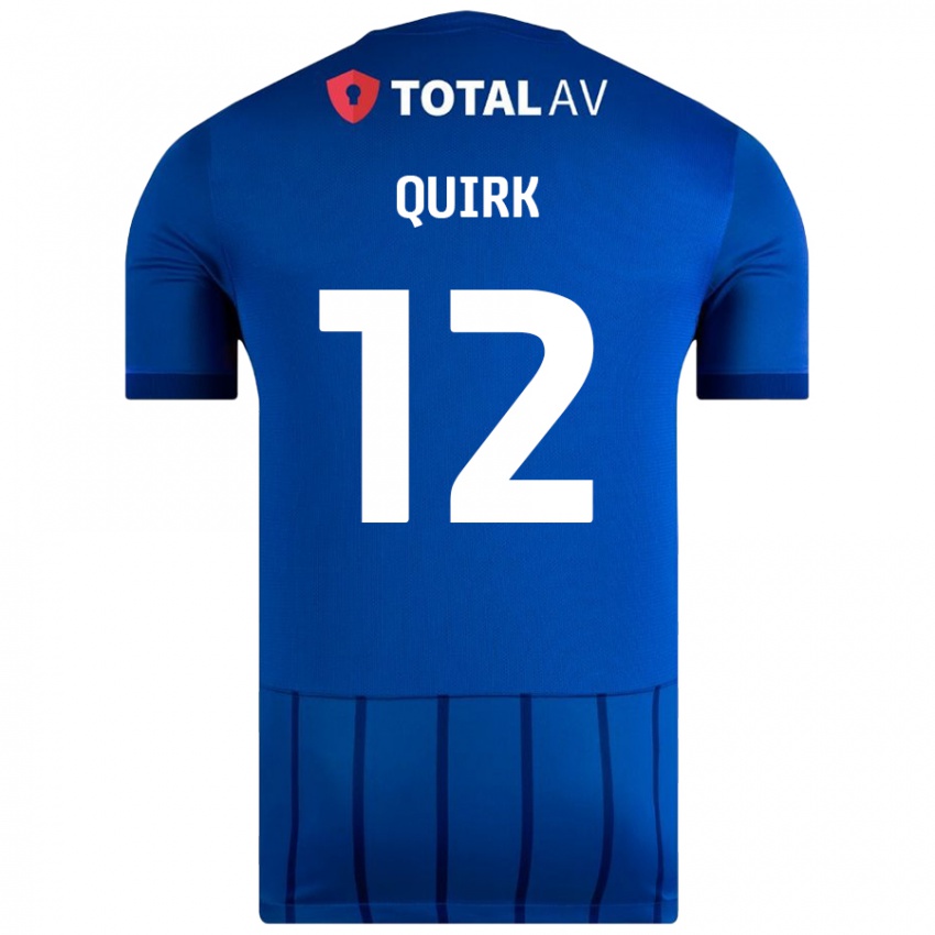 Niño Camiseta Sophie Quirk #12 Azul 1ª Equipación 2024/25 La Camisa Argentina