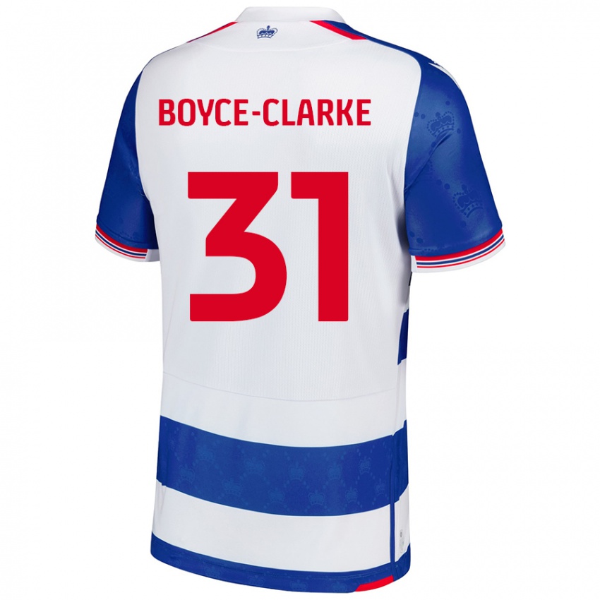 Niño Camiseta Coniah Boyce-Clarke #31 Azul Blanco 1ª Equipación 2024/25 La Camisa Argentina