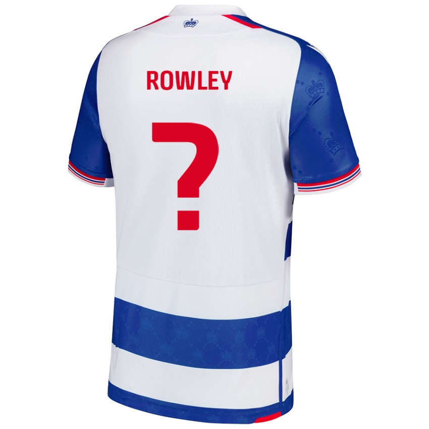 Niño Camiseta Matt Rowley #0 Azul Blanco 1ª Equipación 2024/25 La Camisa Argentina