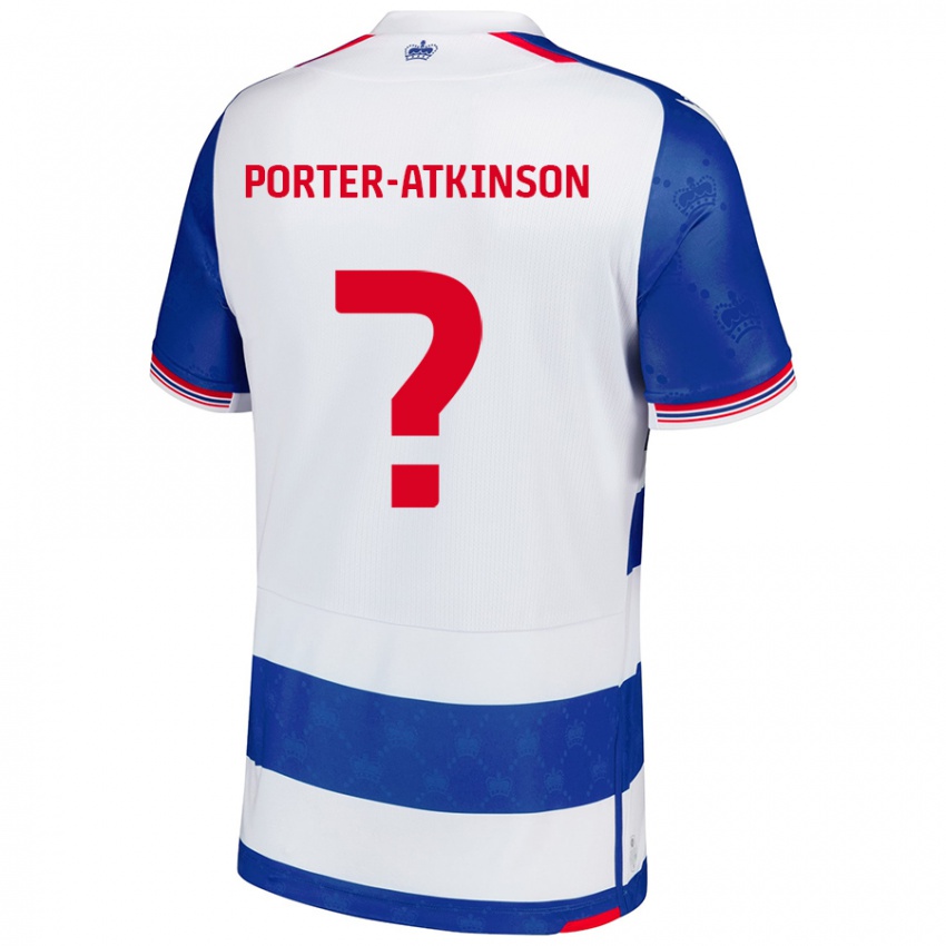 Niño Camiseta Jayden Porter-Atkinson #0 Azul Blanco 1ª Equipación 2024/25 La Camisa Argentina