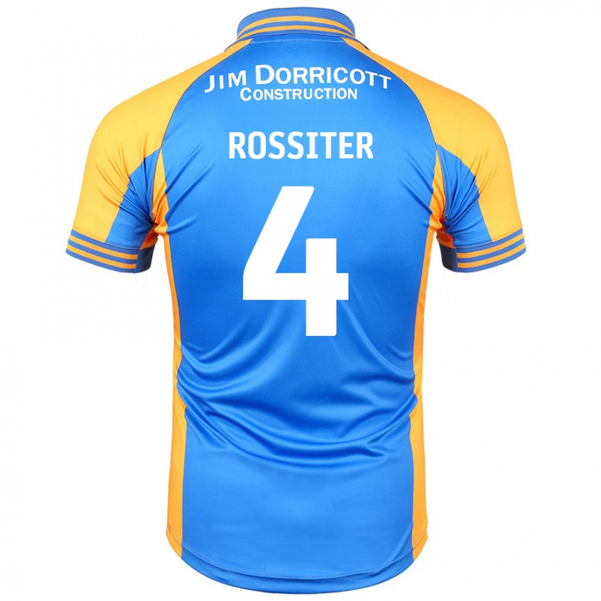 Niño Camiseta Jordan Rossiter #4 Azul Ámbar 1ª Equipación 2024/25 La Camisa Argentina