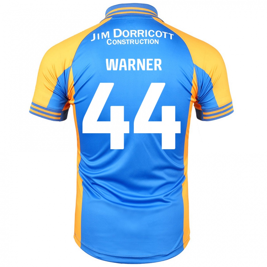 Niño Camiseta James Warner #44 Azul Ámbar 1ª Equipación 2024/25 La Camisa Argentina